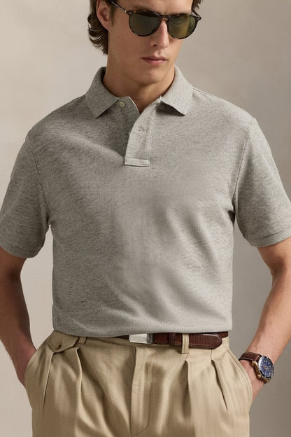 Classic Fit Polo Bear Mesh Polo Shirt