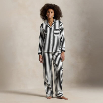 Polo Bear Cotton Sateen Pajama Set
