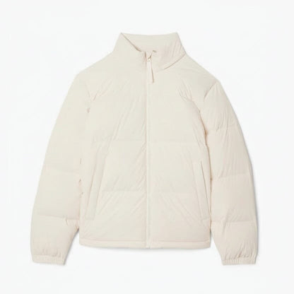 Water-Repellent Hooded Down Jacket