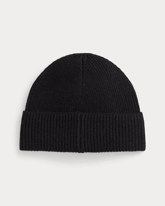 Polo Bear Rib-Knit Beanie