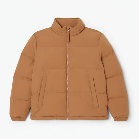 Water-Repellent Hooded Down Jacket