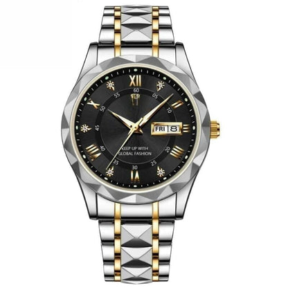 Luminous Steel Watch 40 Mm – Waterproof | Transfer Steel