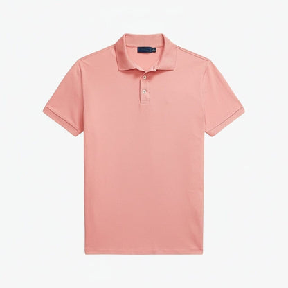 Custom Slim Fit Stretch Mesh Polo Shirt